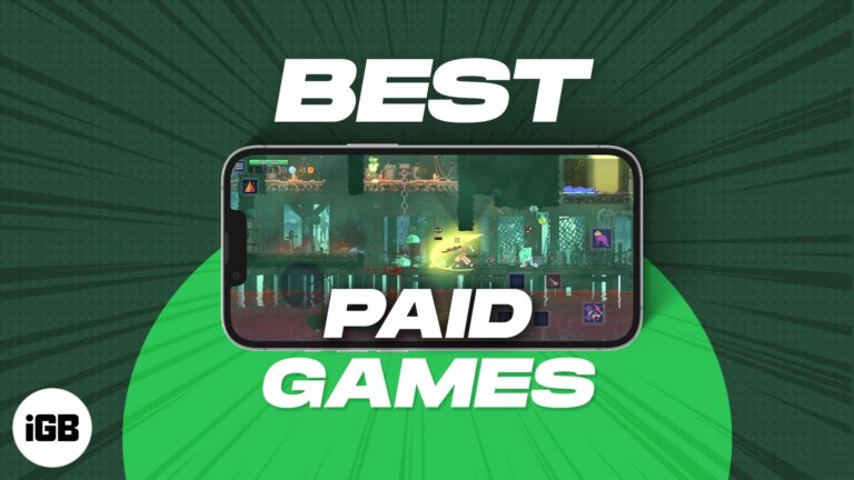 Best paid games for iphone and ipad