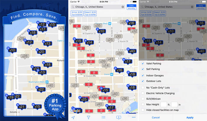 BestParking iPhone App Screenshot