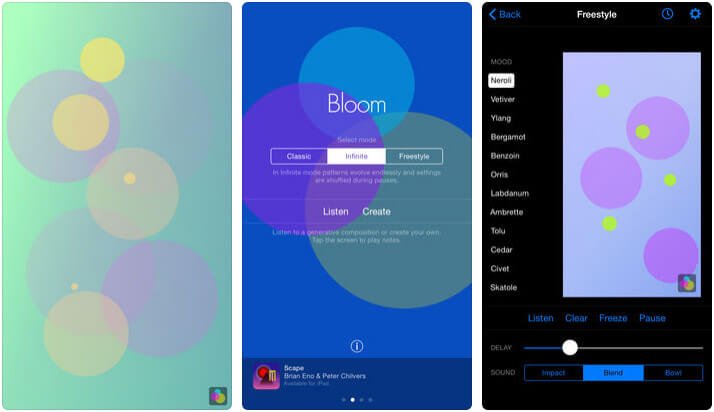 Bloom iPhone and iPad Game Screenshot