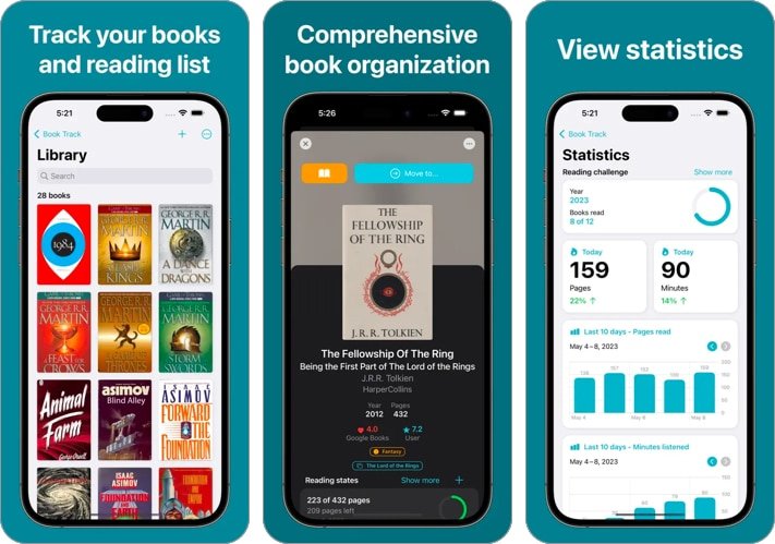 Book Tracker best New Year resolution app for iPhone and iPad
