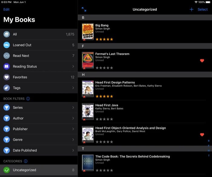 BookBuddy Catalog Management iPad App