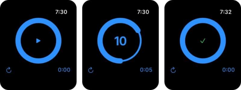 Brushout best timer app for Apple Watch