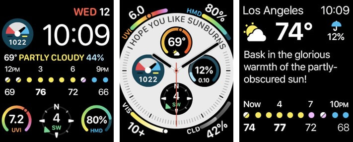 CARROT Weather Apple Watch App Screenshot