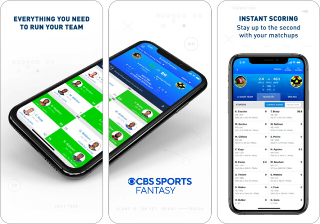 CBS Sports Fantasy free baseball app for iPhone and iPad
