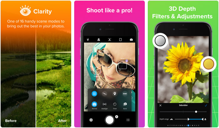 Camera Plus iPhone and iPad App Screenshot