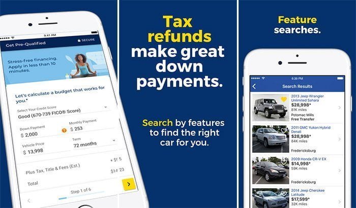 CarMax iPhone and iPad Car Buying App Screenshot