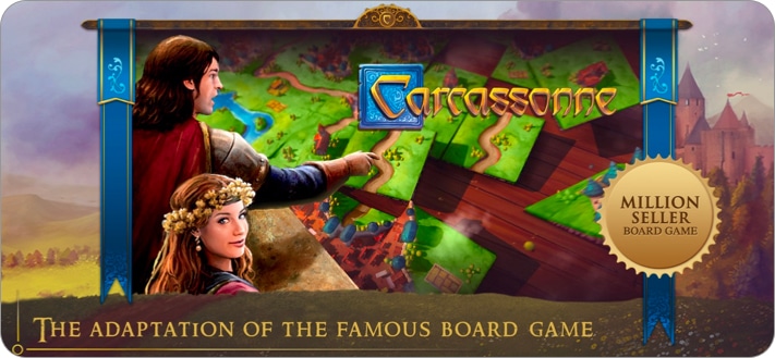 Carcassonne board game for iPhone and iPad