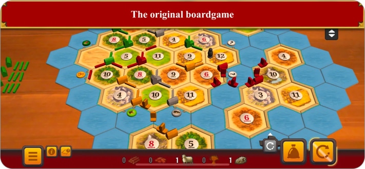 Catan Universe board game for iPhone and iPad