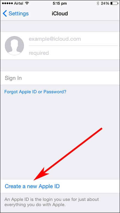 Change iCloud and App Store Email ID from iPhone