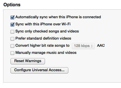Check Songs to Sync on iTunes