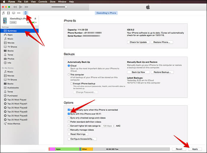 How To Sync Your iPhone With iTunes Wirelessly Over Wi Fi - 70