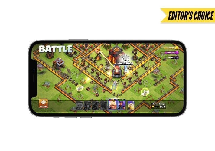 Clash of Clans strategy iPhone and iPad game screenshot