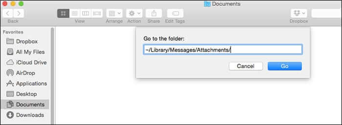 Clear Message Attachement in Mac OS X