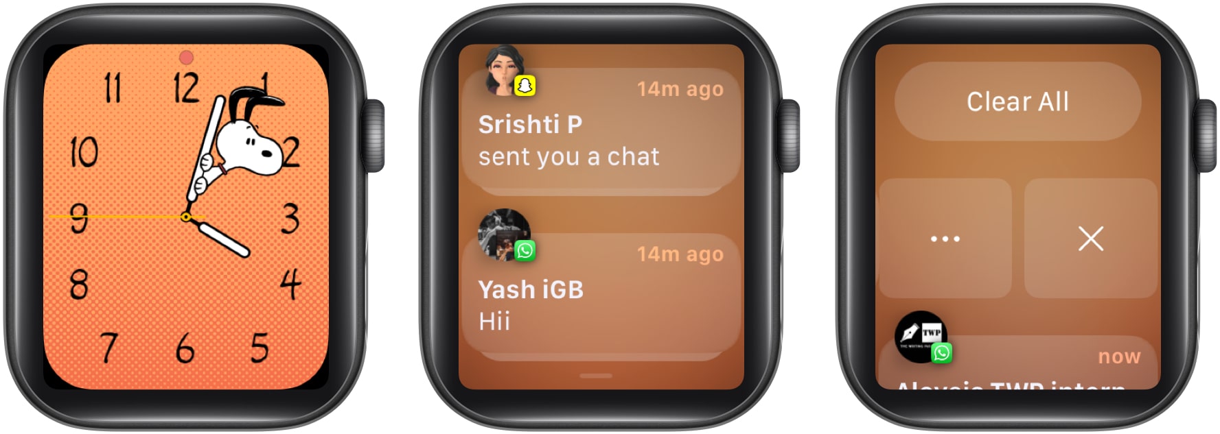 Clear unread notifications on Apple Watch