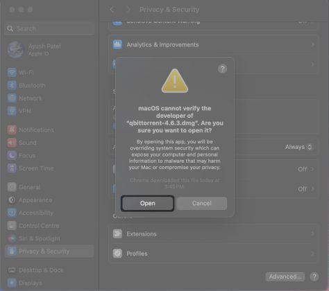 Fix "macOS cannot verify that this app is free from malware" error ...