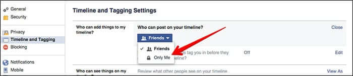 Stop Others from Posting on Your Facebook Timeline on iPhone - 94