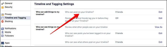 Stop Others from Posting on Your Facebook Timeline on iPhone - 7