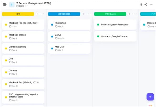 ClickUp project management app for iPad and iPhone