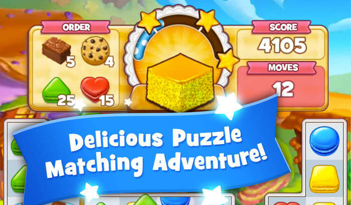 Cookie Jam Puzzle iPhone and iPad Game Screenshot
