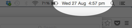 Add Date to the Menu Bar in Mac OS X  How to  - 4