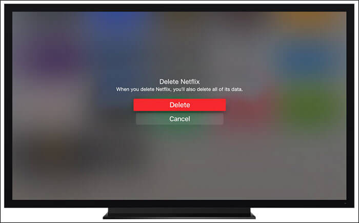 Delete Apple TV Apps