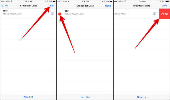 How To Create Manage Broadcast Lists In WhatsApp On iPhone - 79