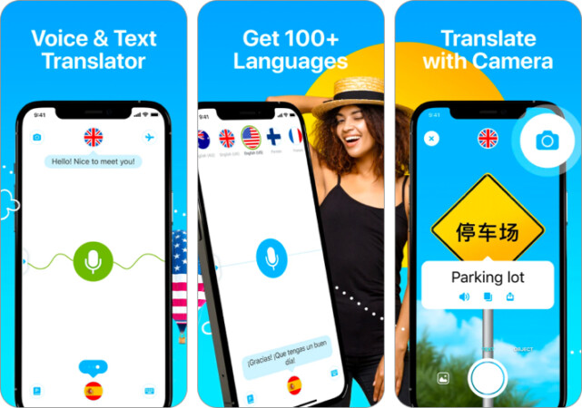 Dialog Translate Speech app for iPhone and iPad
