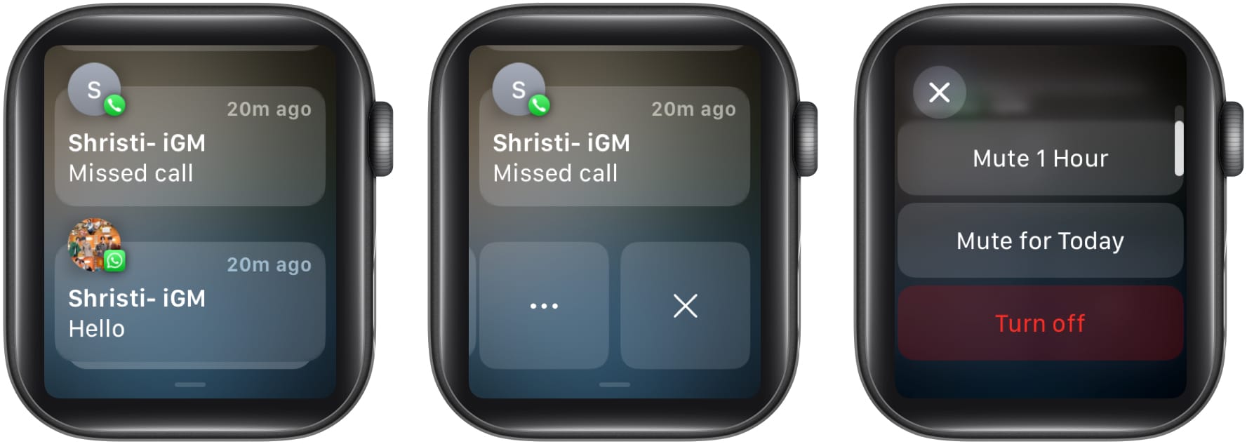 Inaktivera appaviseringar på Apple Watch