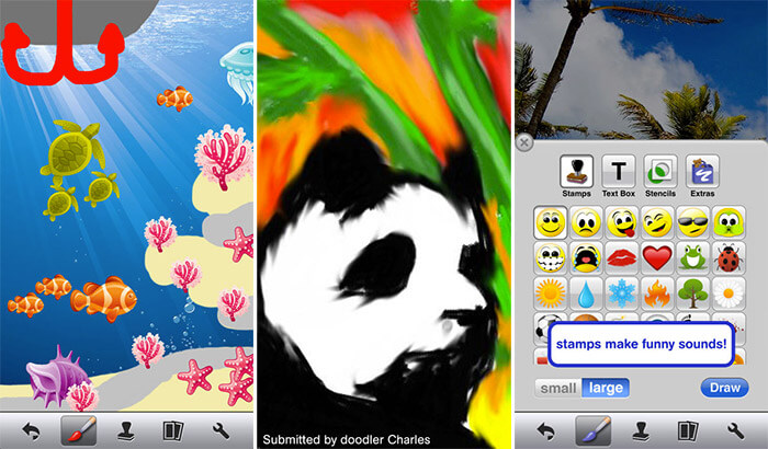 Doodle Buddy iPhone and iPad App Screenshot