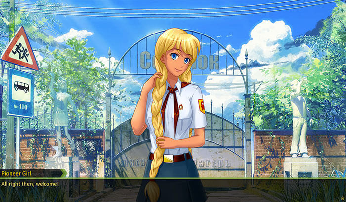 Everlasting Summer Visual Novel iPhone and iPad App Screenshot