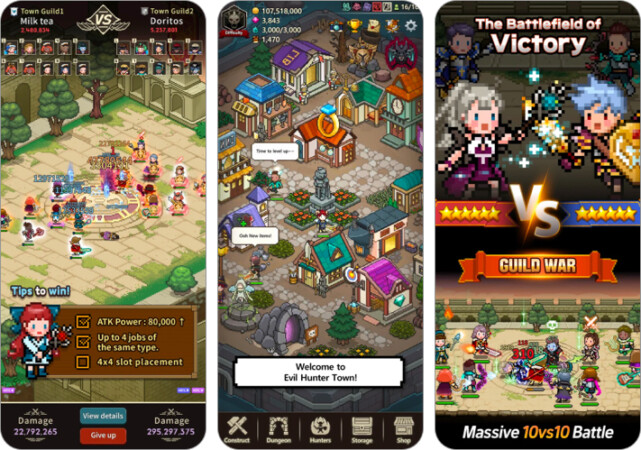 Evil Hunter Tycoon simulation game for iPhone