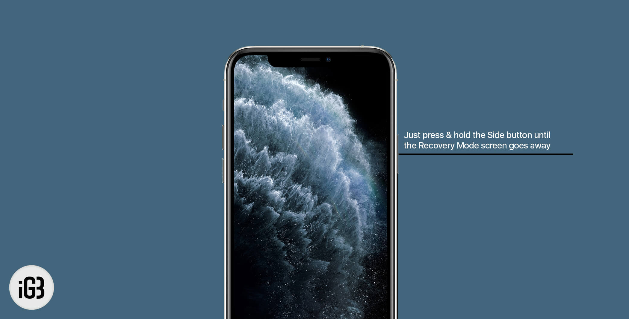 Exit Recovery Mode on iPhone 11 Pro Max, 11 Pro, and iPhone 11