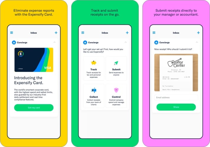 Expensify best expense tracker app for iPhone and iPad