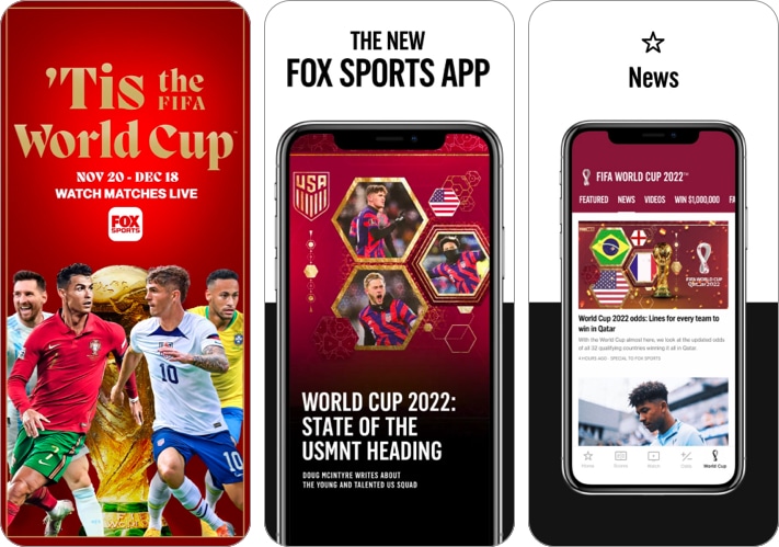 FOX Sports iPhone app for FIFA World Cup