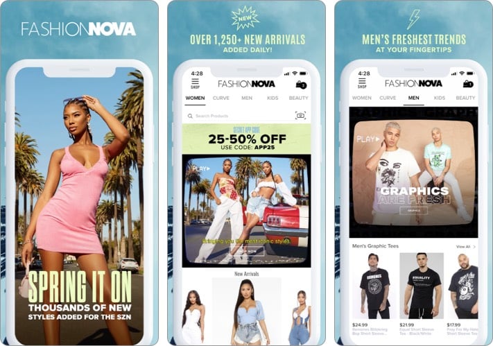 Fashion Nova best shopping app for iPhone