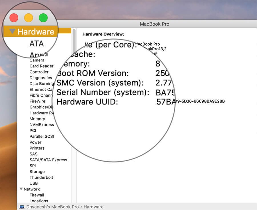 Find UUID-UDID of Mac