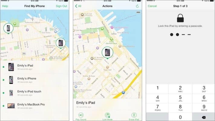 Find my App Security iPhone and iPad App Screenshot