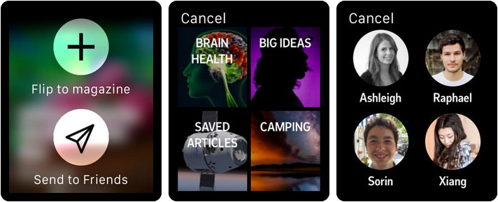 Flipboard Apple Watch News App Screenshot