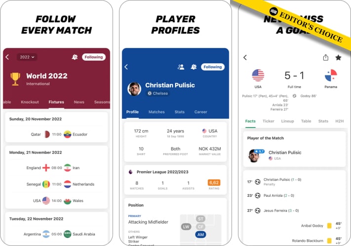 FotMob live scores app for iPhone