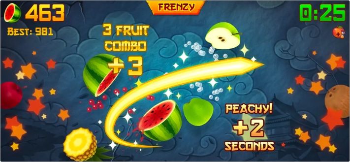 Fruit Ninja best offline iPhone game
