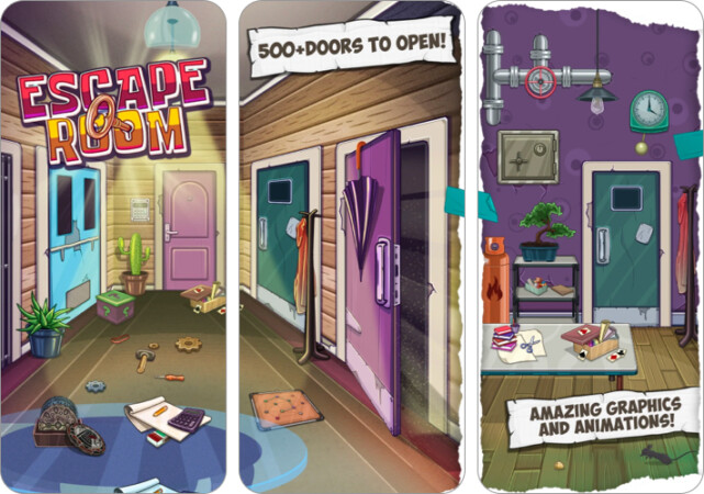 Fun Escape room puzzle game for iPhone and iPad