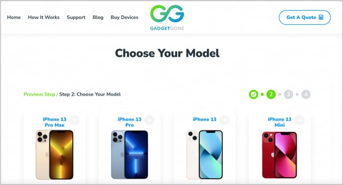 Gadget Gone service to sell your iPhone