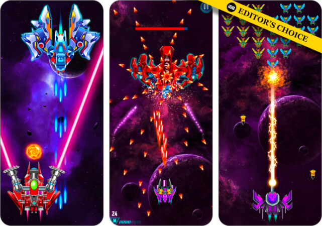 Galaxy Attack space shooter game for iPhone