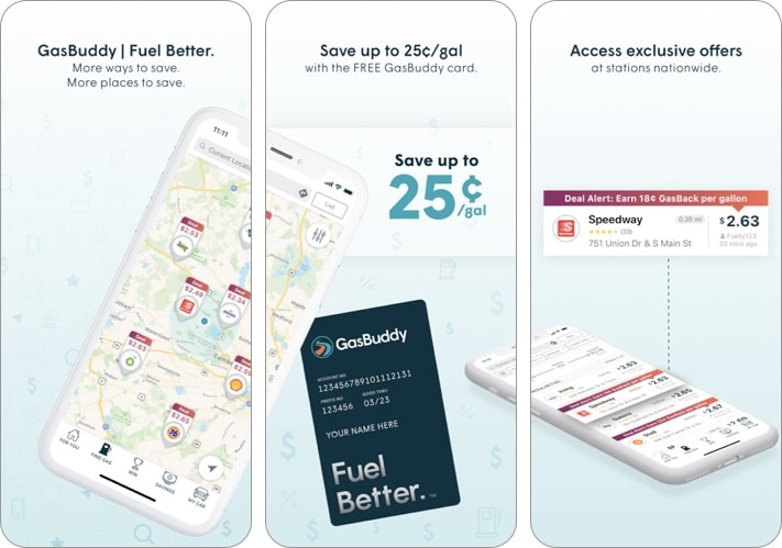 GasBuddy  Find  Pay for Gas iPhone and iPad app screenshot