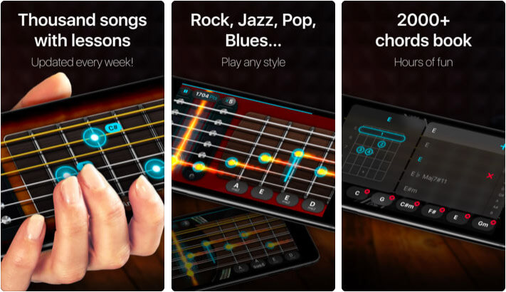 Guitar-real games & lessons iPhone and iPad App Screenshot