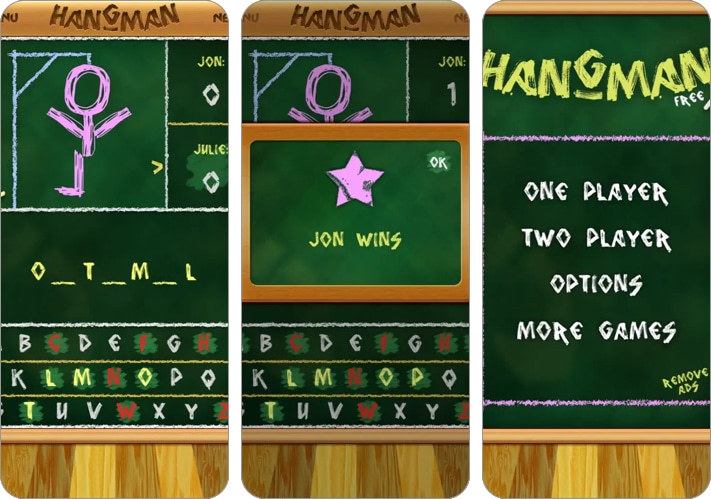 Hangman two player iPhone game