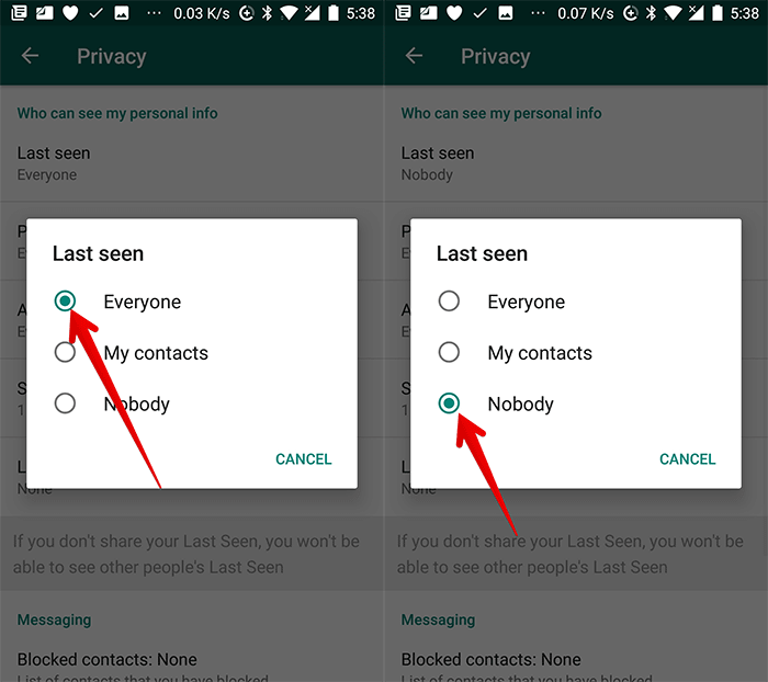How to Hide Last Seen in WhatsApp on iPhone and Android - 45