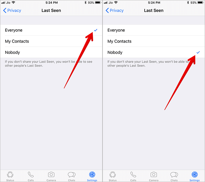 How to Hide Last Seen in WhatsApp on iPhone and Android - 15
