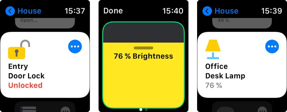 Home+ 6 Home Automation app for Apple Watch