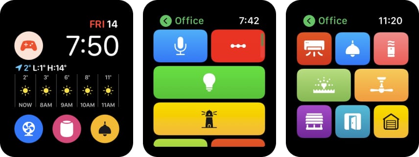 HomeRun 2 for HomeKit app for Apple Watch